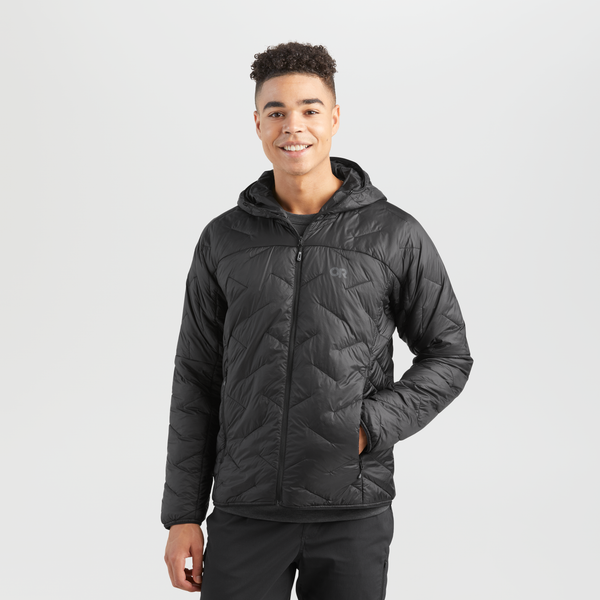 Outdoor Research Men's Super Strand LT Black Hoodie