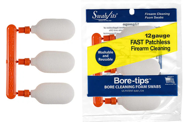 Swab-Its 12 Gauge Gun Cleaning Bore-tips® 12/Pack