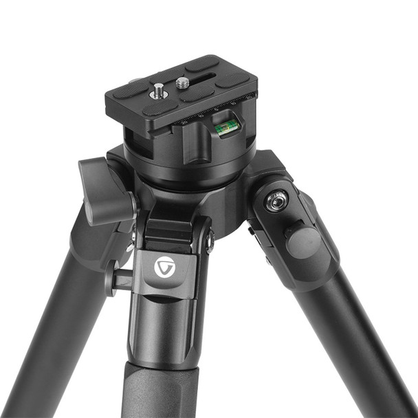 Endeavor L APR and CPR (aluminum and carbon, respectively) shooting tripods give you the flexibility to connect with either a standard Arca plate or Picatinny rail. Simply flip the lever, lock in, and take aim. The 65mm leveling half-ball lets you rotate 360 degrees and tilt +/- 15° - helping you find and follow your target quickly. Vanguard crafts these tripods using advanced CNC engineering for precision, performance. and reliability.