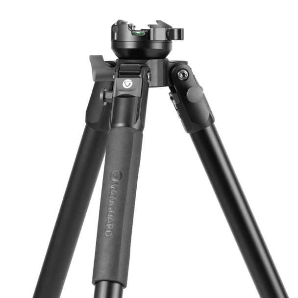 Endeavor L APR and CPR (aluminum and carbon, respectively) shooting tripods give you the flexibility to connect with either a standard Arca plate or Picatinny rail. Simply flip the lever, lock in, and take aim. The 65mm leveling half-ball lets you rotate 360 degrees and tilt +/- 15° - helping you find and follow your target quickly. Vanguard crafts these tripods using advanced CNC engineering for precision, performance. and reliability.