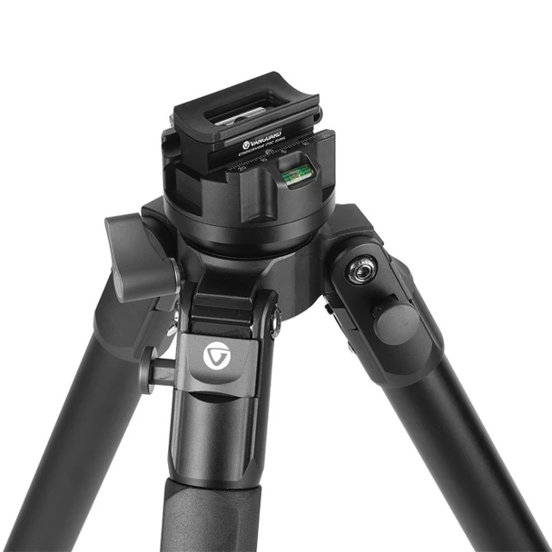Endeavor L APR and CPR (aluminum and carbon, respectively) shooting tripods give you the flexibility to connect with either a standard Arca plate or Picatinny rail. Simply flip the lever, lock in, and take aim. The 65mm leveling half-ball lets you rotate 360 degrees and tilt +/- 15° - helping you find and follow your target quickly. Vanguard crafts these tripods using advanced CNC engineering for precision, performance. and reliability.
