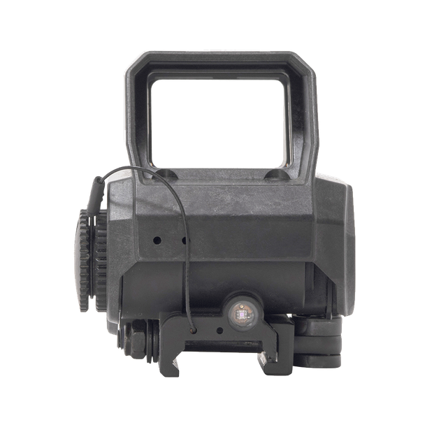 The MEPRO TRU-VISION™ electro-optical MIL- SPEC red dot
sight is shockproof, waterproof, and durable. Its short-length,
compact, and lightweight design addresses the need for
co-mounting multiple tactical devices (magnifiers, laser pointers, etc.)
on your Picatinny rail. Energy-efficient, it provides thousands of
operating hours from a single CR123 battery.
The MEPRO TRU-VISION™ also features an automatic brightness
control system that enables clear visibility of the red dot in any
lighting condition. If the user chooses to manually control the reticle
brightness level, there are 16 brightness settings (12 daytime,
4 nighttime (NVG/)) allowing the user to adjust to any lighting
condition they may encounter.