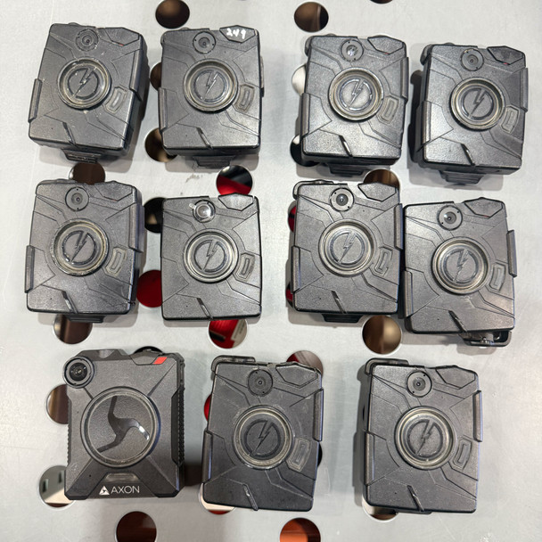 Lot of 11pc Axon Body Cams, Police Trade