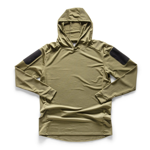 13th Heaven Clothing Olive Field Rugby Hooded