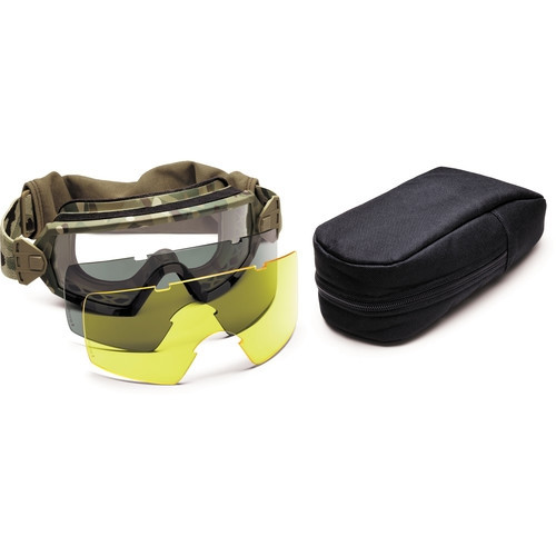 Lot of 2pc Smith Optics Outside the Wire (OTW) Tactical Goggle - Deluxe Kit - (MultiCam Camouflage)