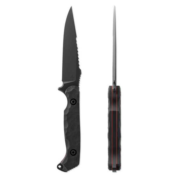 Toor Darter S Shadow Fixed Blade Knife 4.25" Plain Edge