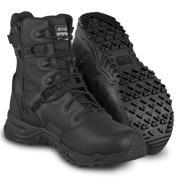 Original SWAT 176401 Men's Alpha Fury 8" Polishable Toe Side-Zip Black EN Boots Original SWAT 176401 Men's Alpha Fury 8" Polishable Toe Side-Zip Black EN Boots