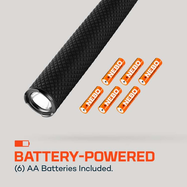 Nebo Bat Light 1500 Tactical Flashlight 1500 Lumens