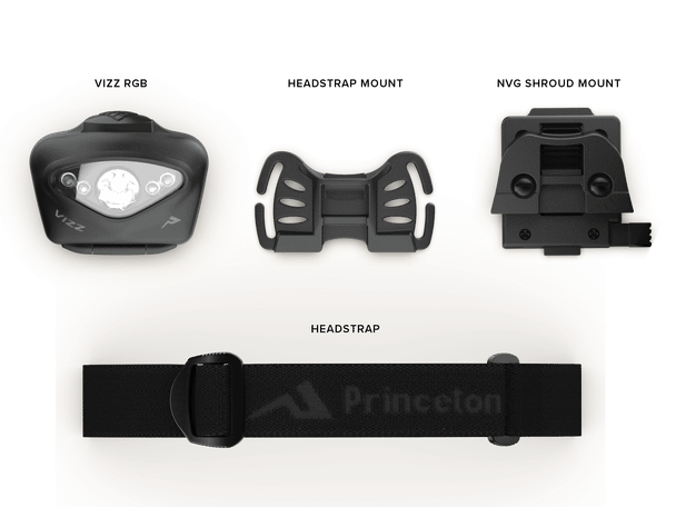 Princeton Tec Vizz 550 MPLS Tactical Headlamp