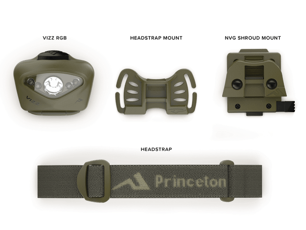 Princeton Tec Vizz 550 MPLS Tactical Headlamp