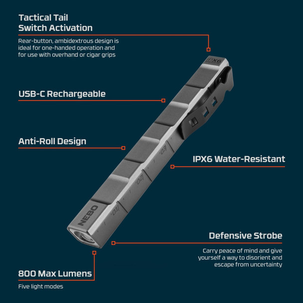 Nebo Edge 800 Penlight 800 Lumens
