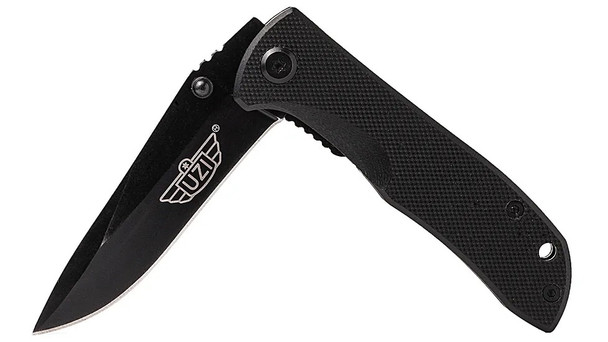 UZI Responder 3.5" Steel Blade Black Folding Knife