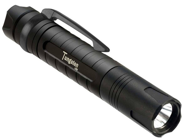 ASP Tungsten USB Rechargeable 450 Lumens Black Flashlight