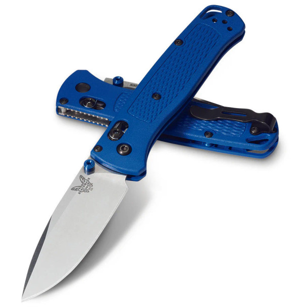 Benchmade 535 Bugout Blue Grivory 3.24" Drop-Point Knife
