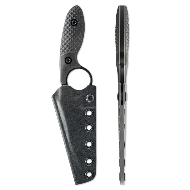 Toor Cortano Fixed Blade Knife 3.2" Plain Edge SOCOM Black