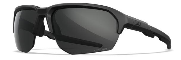Wiley X Jakl Sunglasses Matte Black Frame With Captivate Non-Polarized Grey Lenses