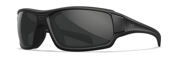 Wiley X Breach 2.5 Sunglasses Matte Black Frame with Smoke Grey Lenses