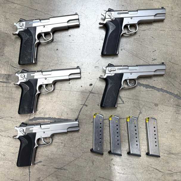 Smith & Wesson 4506-1 .45 Auto Pistol w/ 2 Mags, Police Trade