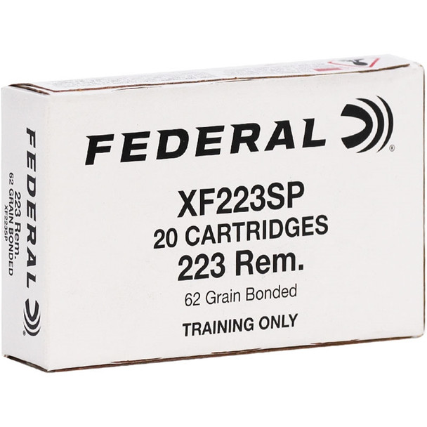 Federal 223 Ammo 62 Grain Bonded Soft Point - 500 Rounds