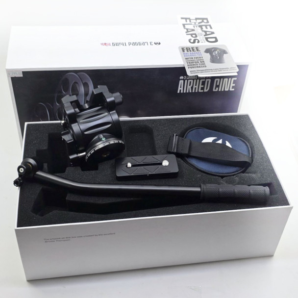 3 Legged Thing AirHed Cine Precision Engineered Video Head, Open Box