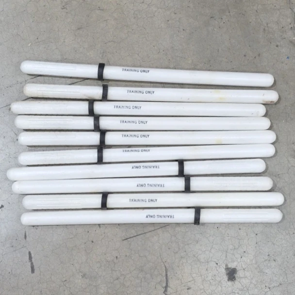 Monadnock Straight 24" White Foam Training Baton, Police Trade