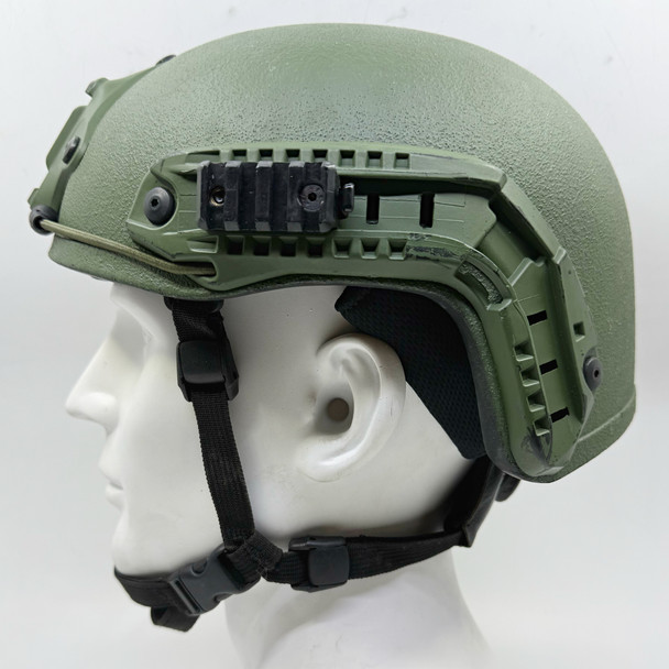 Paraclete OD Green High-Cut NIJ Level IIIA Ballistic Helmet, Police Trade