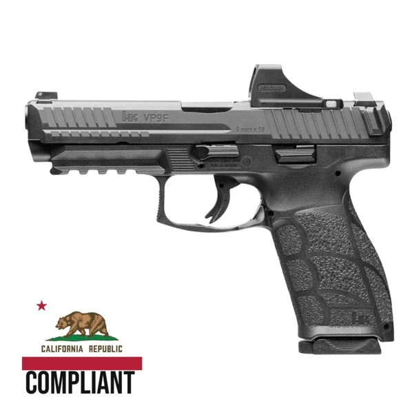Heckler & Koch VP9F A1 Pistol w/ Holosun SCS & 2 Mags, California Compliant