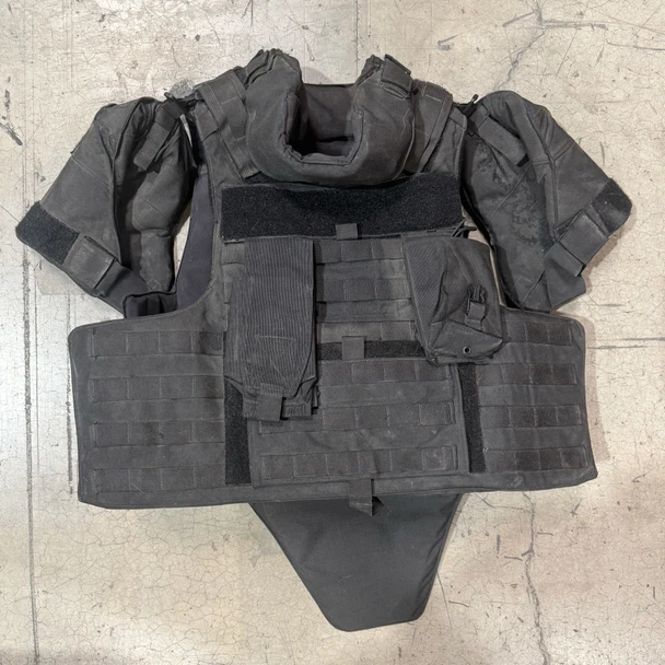 Point Blank Tactical Body Armor Carrier Level IIIA, w/ Shoulder & Groin Protection, Police Trade