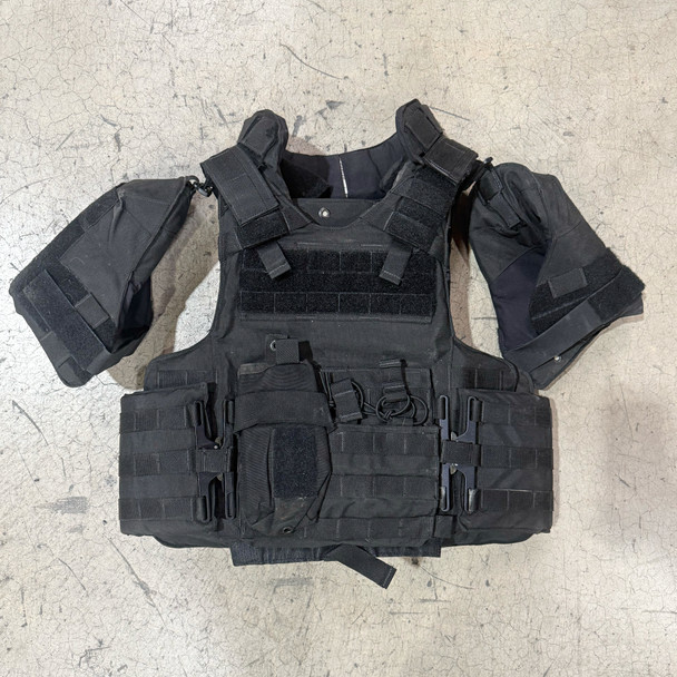 Bushido Tactical Body Armor Carrier Level IIIA, w/ Shoulder Protection, Police Trade