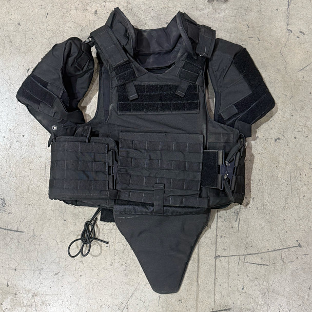 Bushido Tactical Body Armor Carrier Level IIIA, w/ Shoulder & Groin Protection, Police Trade