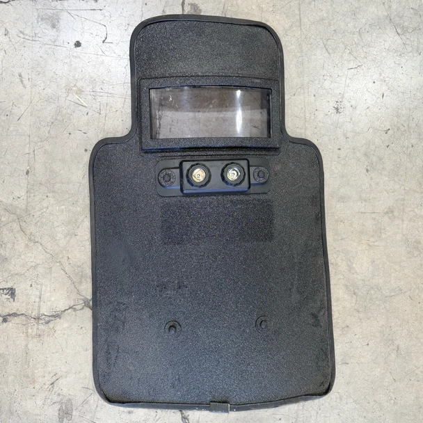 Diamondback Tactical M.U.S.T. NIJ Level IIIA Ballistic Shield 24x36, w/ Integrated Dual LED Lights & Large Viewport, Police Trade