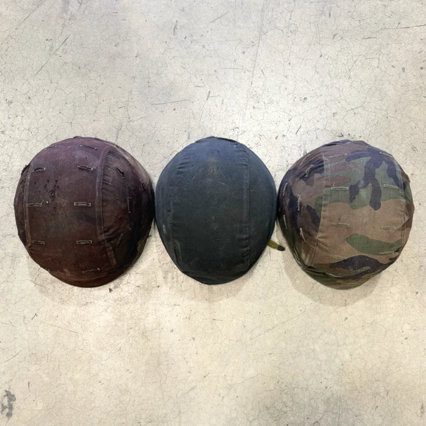 PASGT Low-Cut Ballistic Helmet, w/ Fabric Helmet Cover, Police Trade