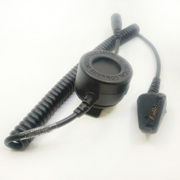 Safariland TCI 1174117 Tactical PTT Assembly, Motorola TRBO/APX Series (DC-1918 | DC-2519), Police Trade