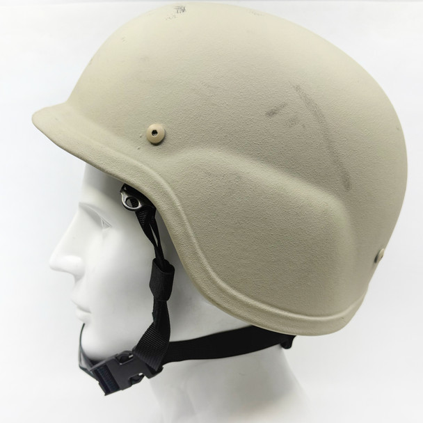 PASGT Style NIJ Level IIIA Kevlar Ballistic Helmet Tan Large, Police Trade