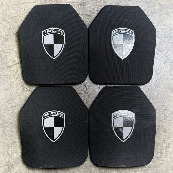 Paraclete 10x12 Armor Plates, (2 pcs) NIJ Level IIIA #2518, Police Trade