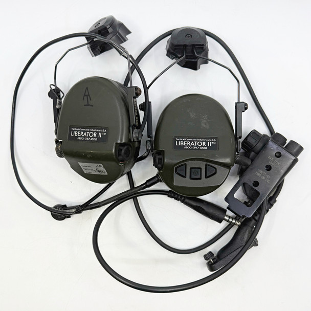 TCI Liberator II Tactical Communications Headset, Police Trade