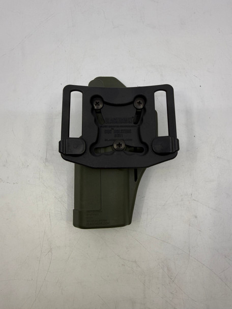 BLACKHAWK SERPA CQC Right-Hand Holster for Glock 17/22, OD Green, Open Box