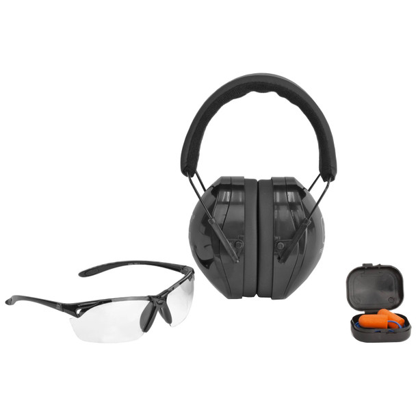 Glock Perfection Range Kit with Earmuffs, Earplugs & Shooting Glasses, AP60214, New/Old Stock
