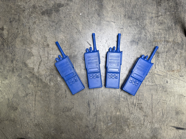 Blue Guns Lot of 4 pc Inert Radio Training Replicas, Police Trade