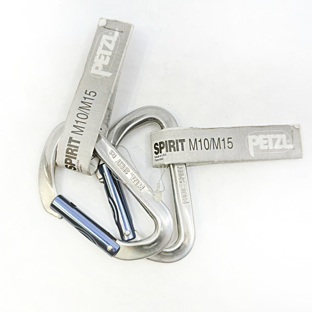 Petzl SPIRIT Lightweight Sport Climbing Carabiner (2 Pack), New/Old Stock