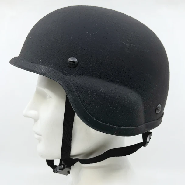 3M Ceradyne BA3A Tactical Ballistic Helmet, NIJ IIIA, Full Cut Black, Police Trade