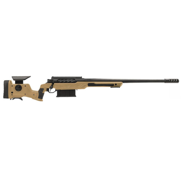 Cadex CDX-BMG QUAKE .50 BMG Precision Rifle 29" 1:15 Twist Barrel w/ 20 MOA Rail, MX4 Brake & Hybrid Tan/Black Chassis