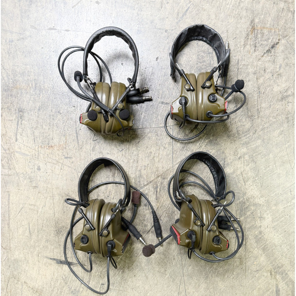 3M Peltor ComTac II MT15H69FB Tactical Headset, OD Green, Electronic Hearing Protection,Police Trade
