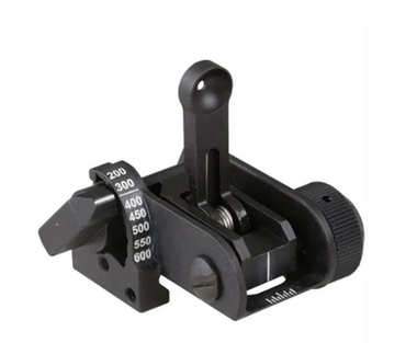 MaTech Picatinny Back-Up Iron Rear Sight for AR15/M4, New/Old Stock