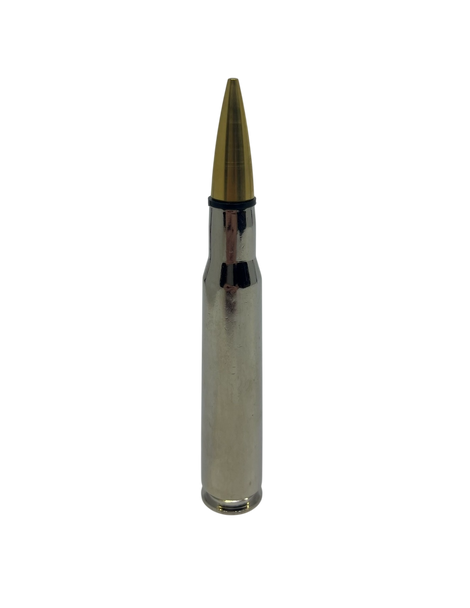 2 Monkey 50 Cal Bullet Pen, Silver, New/Old Stock