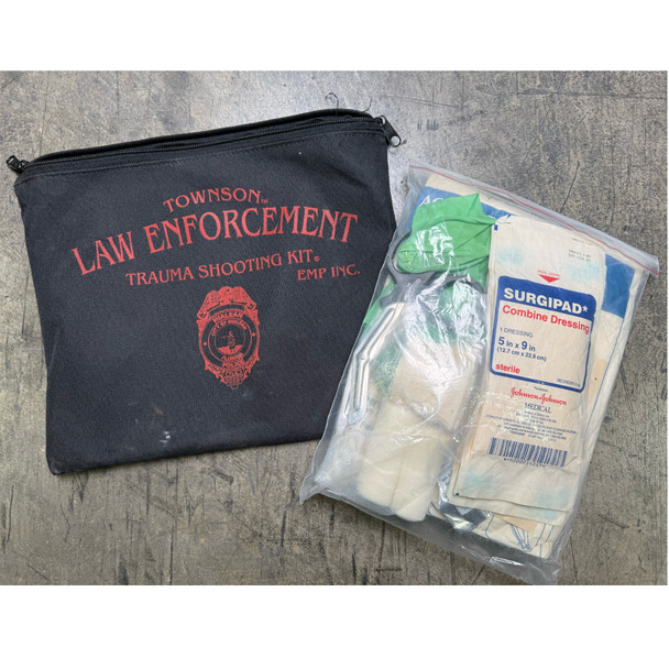 Townson Law Enforcement Trauma Shooting Kit, Emergency Medical Response IFAK Pouch, Police Trade
