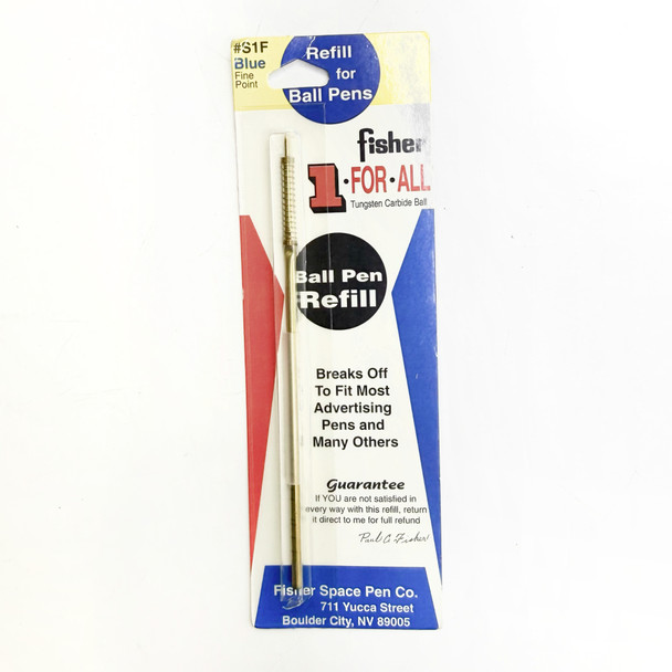 Fisher Space Pen S1F Ball Point Refill Cartridge, Blue, New/Old Stock