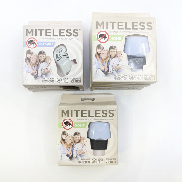 Lot of 7 pcs, Mako SonicGuard Ultrasonic Dust Mite Home & Portable Repellers, New/Old Stock