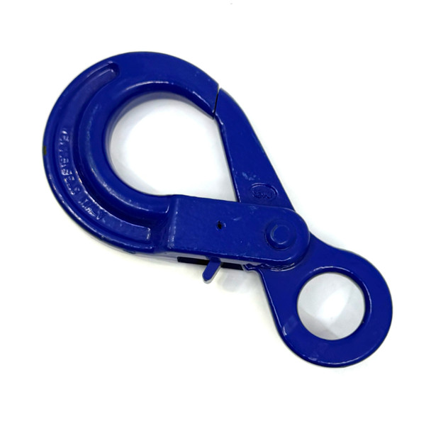 Peerless Grade 100 Eye Self Locking Lifting Hook SKE10 3/8" Chain 8800 lbs WLL Rigging Chain Sling Hook, New/Old Stock
