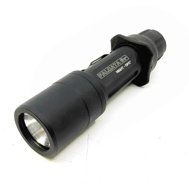 Blackhawk Night-Ops Falcata 6-Volt Xenon Tactical Flashlight, Model 75201BK (Discontinued), Open Box